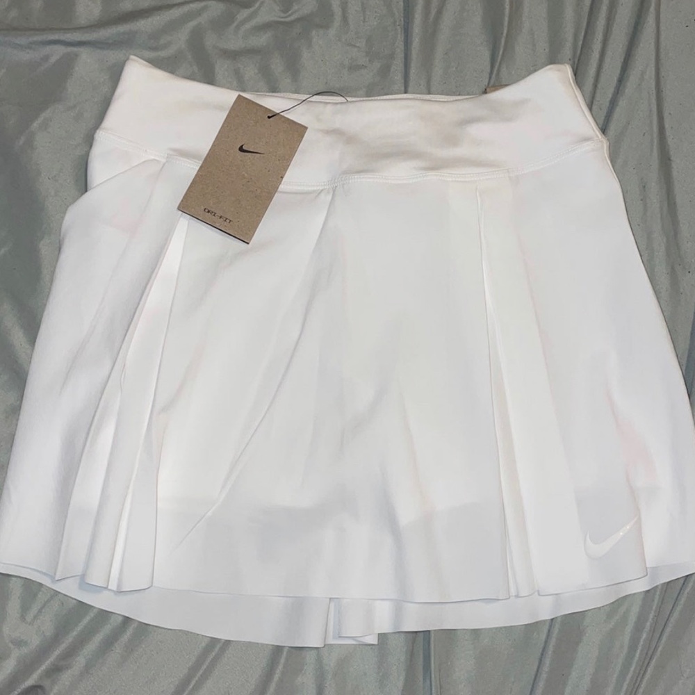 White Mini Tennis Skirt